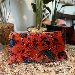 Boho Velvet Throw Pillow | World Market